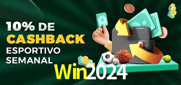 10% de bônus de cashback na Win2024