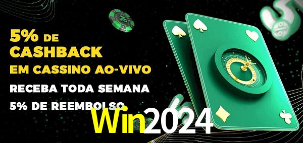 Promoções do cassino ao Vivo Win2024